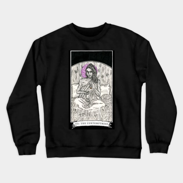 The Contemptress - The Tarot Restless Crewneck Sweatshirt by WinslowDumaine